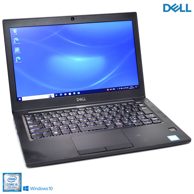 中古ノートパソコン DELL Latitude 7290 Core i5 7300U Webカメラ USBType-C NFC メモリ8G M.2SSD128G Wi-Fi Windows10【中古】