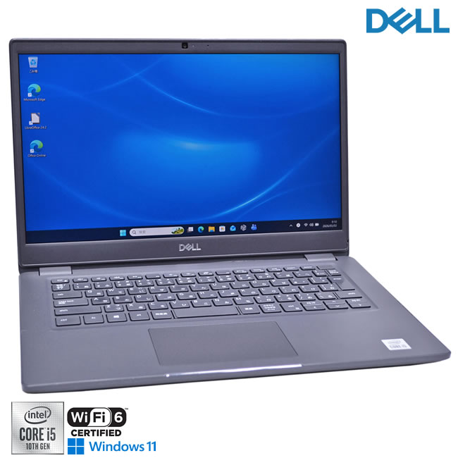 DELL Latitude 3410 Core i5 10310U メモリ16G M.2SSD256G 14.0型 フルHD Wi-Fi6 USBType-C Webカメラ Windows11【中古】
