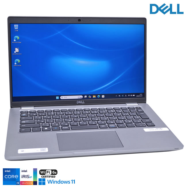 Wi-Fi6E フルHD メモリ16G DELL Latitude 5430 Core i5 1245U IrisXe M.2SSD256G USBType-C Webカメラ Windows11【中古】