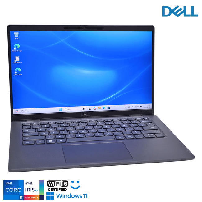 メモリ32G M.2SSD1TB フルHD Wi-Fi6 DELL Latitude 7420 Core i7 1185G7 IrisXe Webカメラ Windows11 英語キーボード