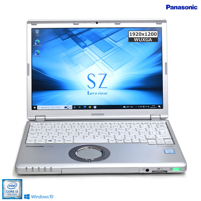 WUXGA 12.1^ oC Panasonic Let's note SZ6 Core i3 7100U Wi-Fi HDMI WebJ M.2SSD128G 4G Windows10yÁz