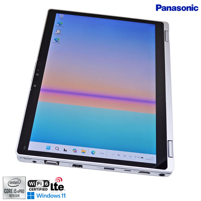 2-in-1 LTE Wi-Fi6 顔認証 WQXGA+ 12.0型 Panasonic Let's note QV9 Core i5 10310...