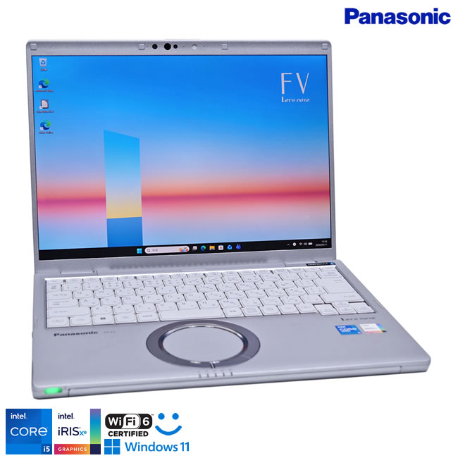 14.0型 Panasonic Let's note FV1 メモリ16G Core i5 1145G7 IrisXe m.2SSD256G Wi-Fi6 顔認証 Webカメラ Windows11【中古】