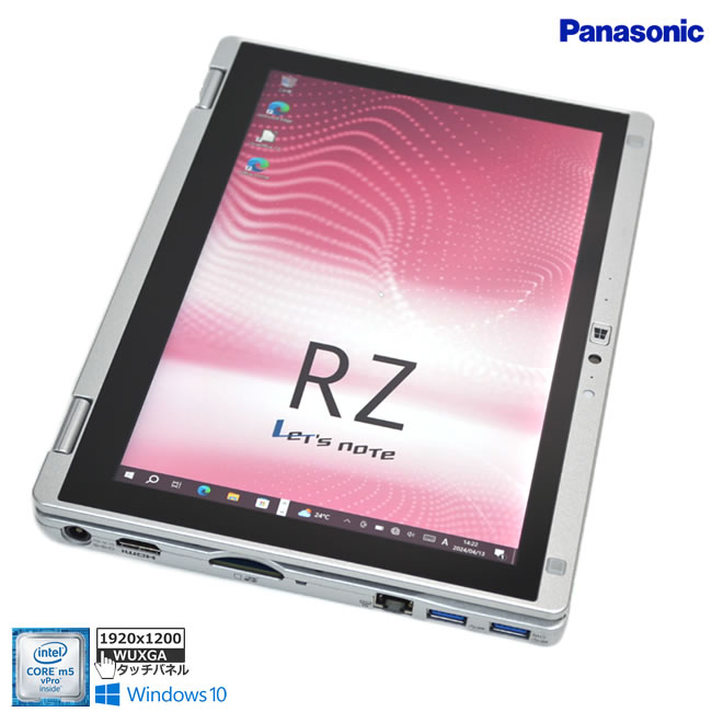 2-in-1  10.1^ WUXGA Panasonic Let's note RZ5 Core M5-6Y57 8G m.2SSD256G WebJ Wi-Fi Windows10yÁz