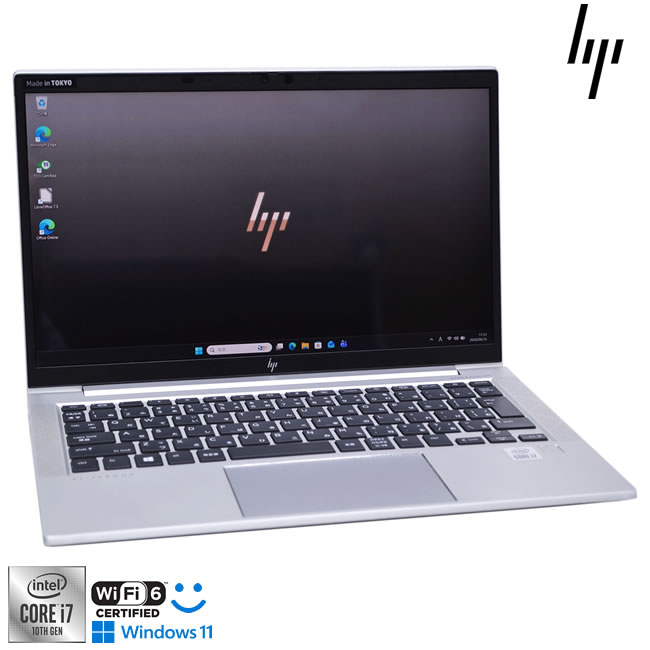 13.3-inch Glossy FHD HP EliteBook 830 G7 Core i7 10510U Face Recognition Wi-Fi 6 m.2 SSD 256GB 8GB RAM USB Type-C Windows 11 [Used]