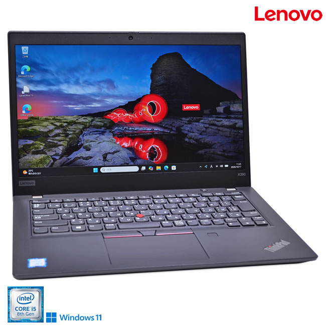 13.3型 フルHD メモリ16G Lenovo ThinkPad X390 Core i5 8365U M.2SSD256G Webカメラ…