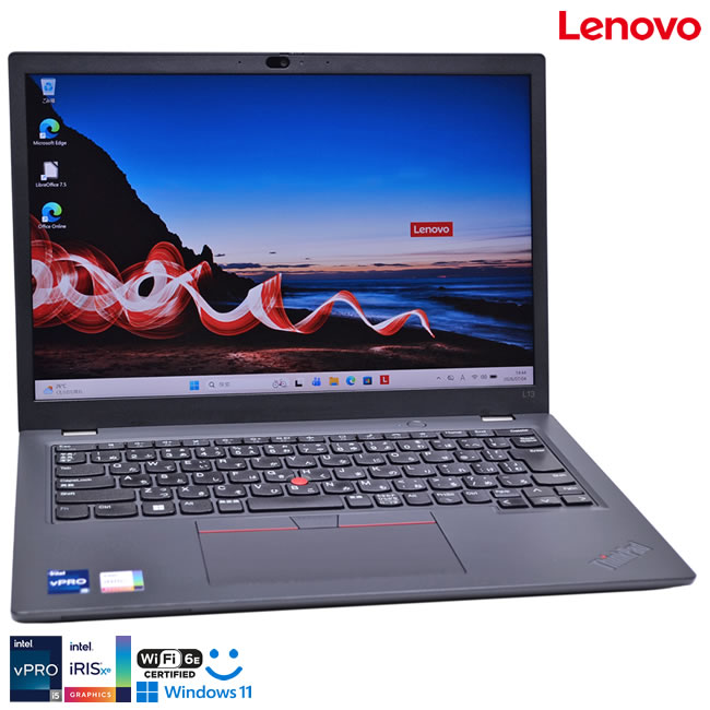 WUXGA Lenovo ThinkPad L13 gen3 第12世代 Core i5 1235U IrisXe メモリ16G M.2SSD256G Wi-Fi6E USB4Type-C 顔認証 Windows11