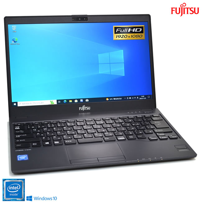 󂠂 tHD WebJ  13.3^ xm LIFEBOOK U938/S Celeron 3965U 8G M.2SSD128G Wi-Fi USBType-C Windows10yÁz