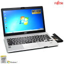 Windows7 フルHD 中古ノートパソコン 富士通 LIFEBOOK S904/J Core i5 4300U 新品SSD128G メモリ6G マルチ Wi-Fi Bluetooth Webカメラ..