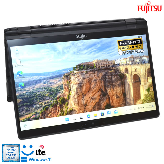 LTE F FHD ^b`pl 2-in-1 xm LIFEBOOK U939X/A Core i5 8365U M.2SSD256G 8G Jx2 Wi-Fi Type-C Windows11yÁz