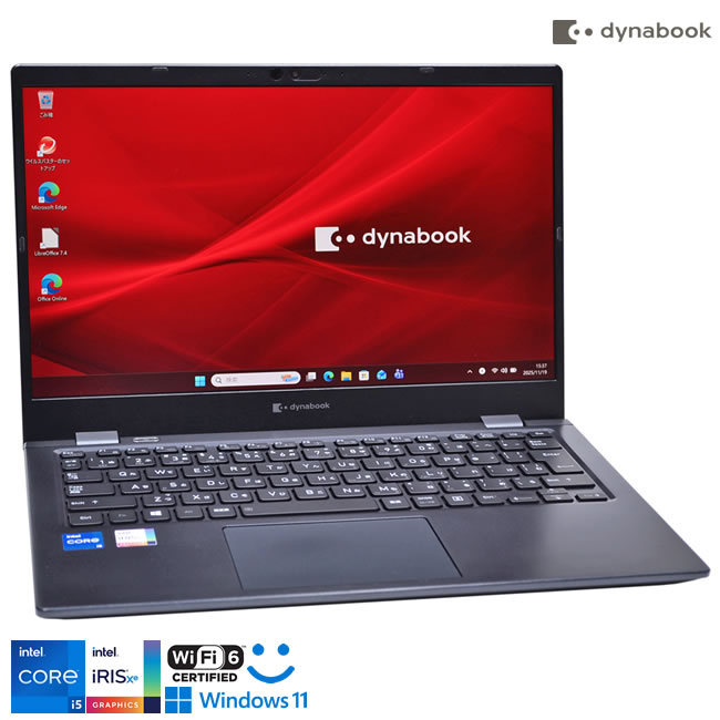 セール！ タッチパネル フルHD dynabook G83/HS Core i5 1135G7 IrisXe メモリ16GB M.2SSD256G Wi-Fi6 顔認証 Windows11【中古】