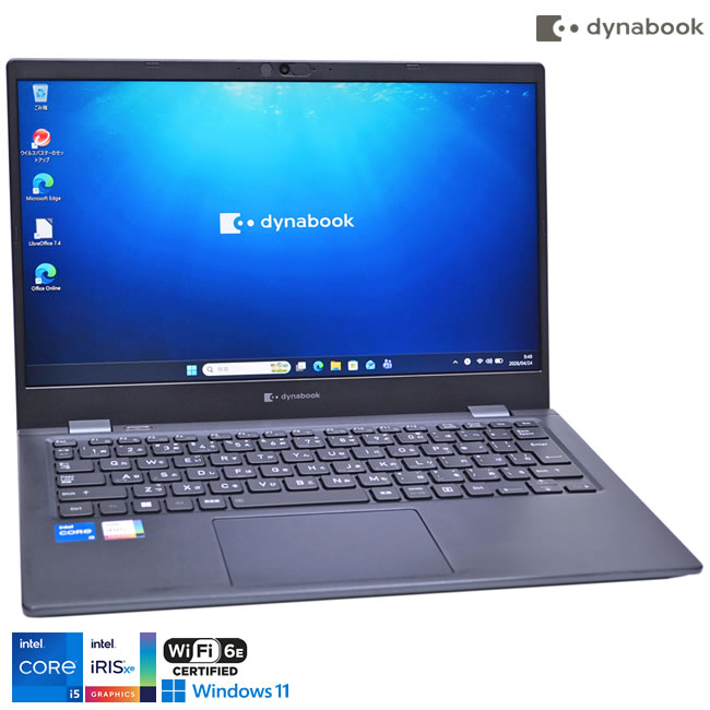 12th Generation 12-Core 16-Thread Core i5 1240P IrisXe dynabook G83/KV, 16GB RAM, 256GB M.2 SSD, FHD HD, Wi-Fi 6E, Webcam, Windows 11 [Used]