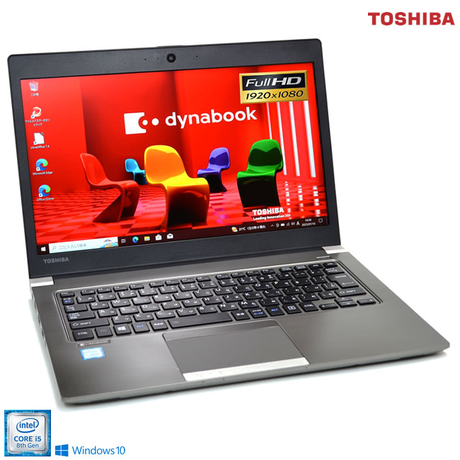 ^Ey tHD WebJ  dynabook R63/J Core i5 8250U M.2SSD256G 8GB Wi-Fi Windows10 JotyÁz