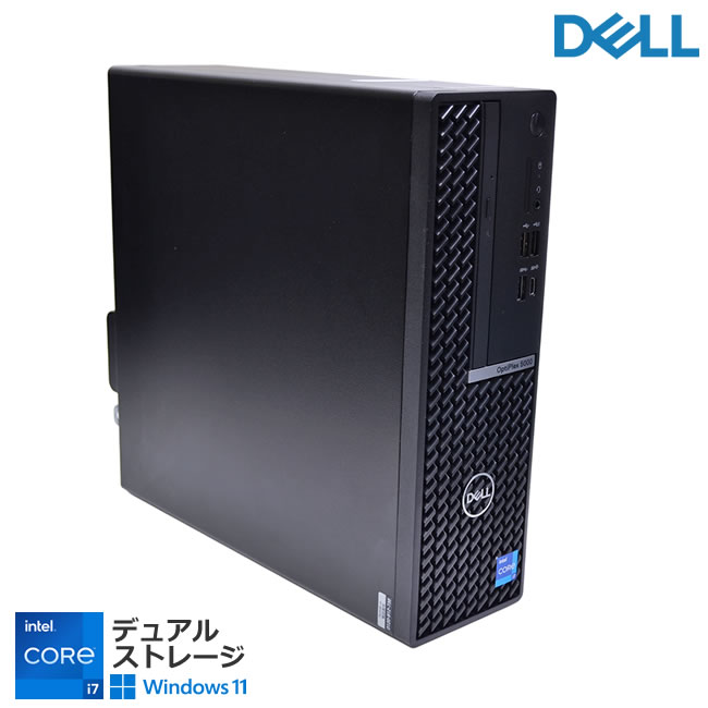 12コア20スレッド Core i7 12700 DELL OPTIPLEX 5000 SFF メモリ16G m.2SSD256G HDD1TB マルチ USBType-C Windows11【中古】