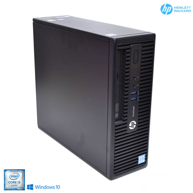 Ãp\R HP ProDesk 400 G3 SFF Core i3 6100 8G ViSSD256G DVD USB3.0 Windows10yÁz