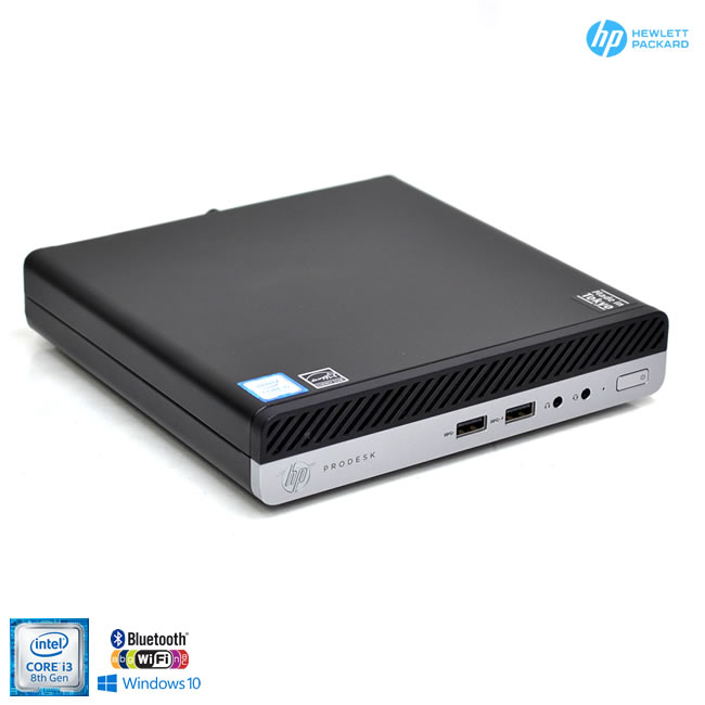 ~jPC Wi-Fi Bluetooth HP ProDesk 400 G4 DM 4RA Core i3 8100T m.2SSD128G 8G USB3.1 Windows10yÁz