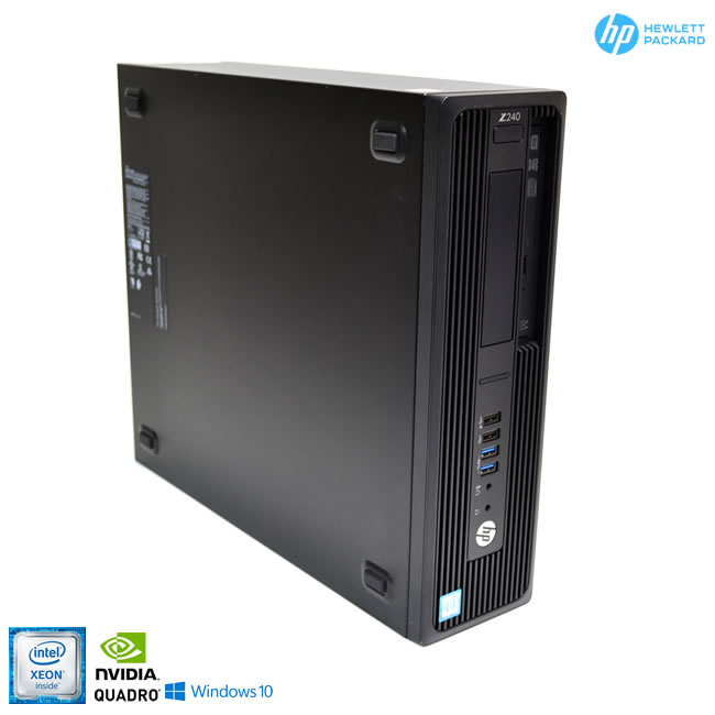 大特価 中古ワークステーション HP Z240 SFF WorkStation Xeon E3-1270 v5 Quadro K620 SSD256G HDD1TB メモリ8GB Windows10【中古】