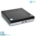 ~jPC HP ProDesk 400 G3 DM Core i5 6500T M.2SSD256G HDD500G 8G USB3.1 Windows10yÁz