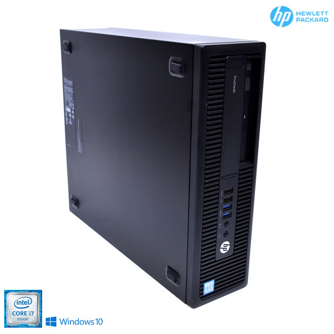 楽天ハイパーラボ　楽天市場店中古パソコン HP ProDesk 600 G2 SFF Core i7 6700 （最大4.00GHz） 新品SSD256G HDD2TB メモリ8G マルチ Windows10【中古】