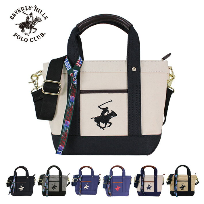 バリー バッグ メンズ BEVERLY HILLS POLO CLUB ビバリーヒルズポロクラブ TOTE BAG ロゴ トートバッグ キャンバス XSサイズ BH1006Nショルダーバッグ バック ブラック ネイビー アイボリー ベージュ グレーメンズ レディース プレゼント ギフト 通勤 通学 送料無料 母の日