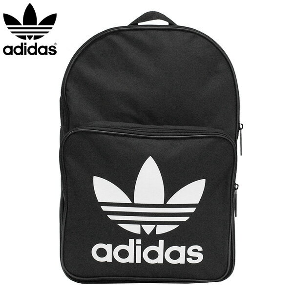 期間限定でポイント5倍！adidas Originals アディダス オリジナルス BACKPACK CLASSIC TREFOIL バックパック クラシックトレフォイルリュックサック デイパック バッグ B4 ブラック メンズ レディースプレゼント ギフト 通勤 通学 送料無料