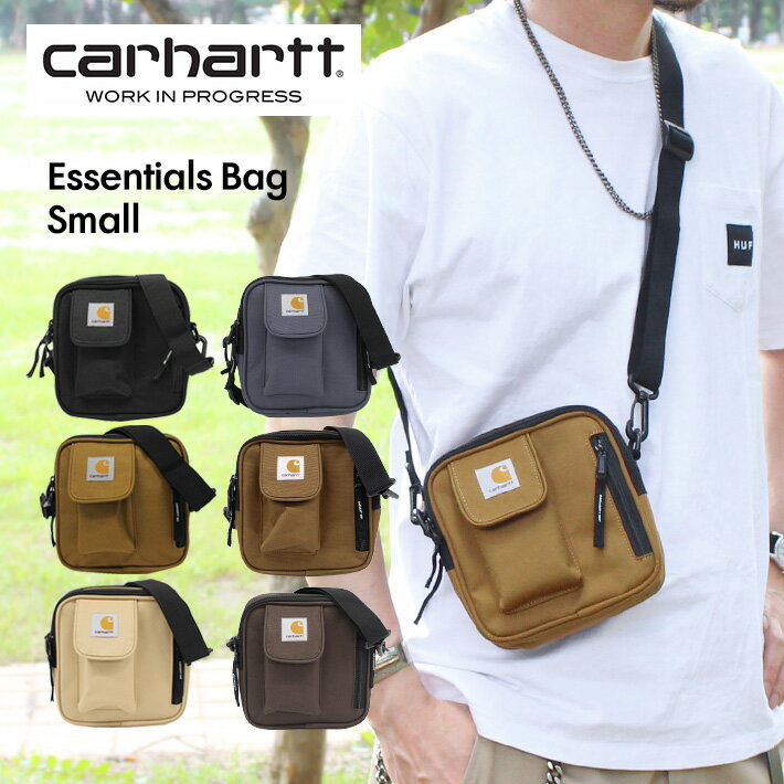 Carhartt WIP カーハート WIP Essentials Bag Small エッセンシャル バッグ スモールショルダーバッグ 鞄 メンズ ブラック ブラウン I006285 I031470プレゼント ギフト 通勤 通学 送料無料 bgsin 父の日