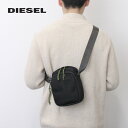 DIESEL ディーゼル Urbn Net Crossbody クロスボディバッグショルダーバッグ バッグ メンズ X09370-P5196-T8013 ブラック 黒プレゼント ギフト 通勤 通学 送料無料 母の日