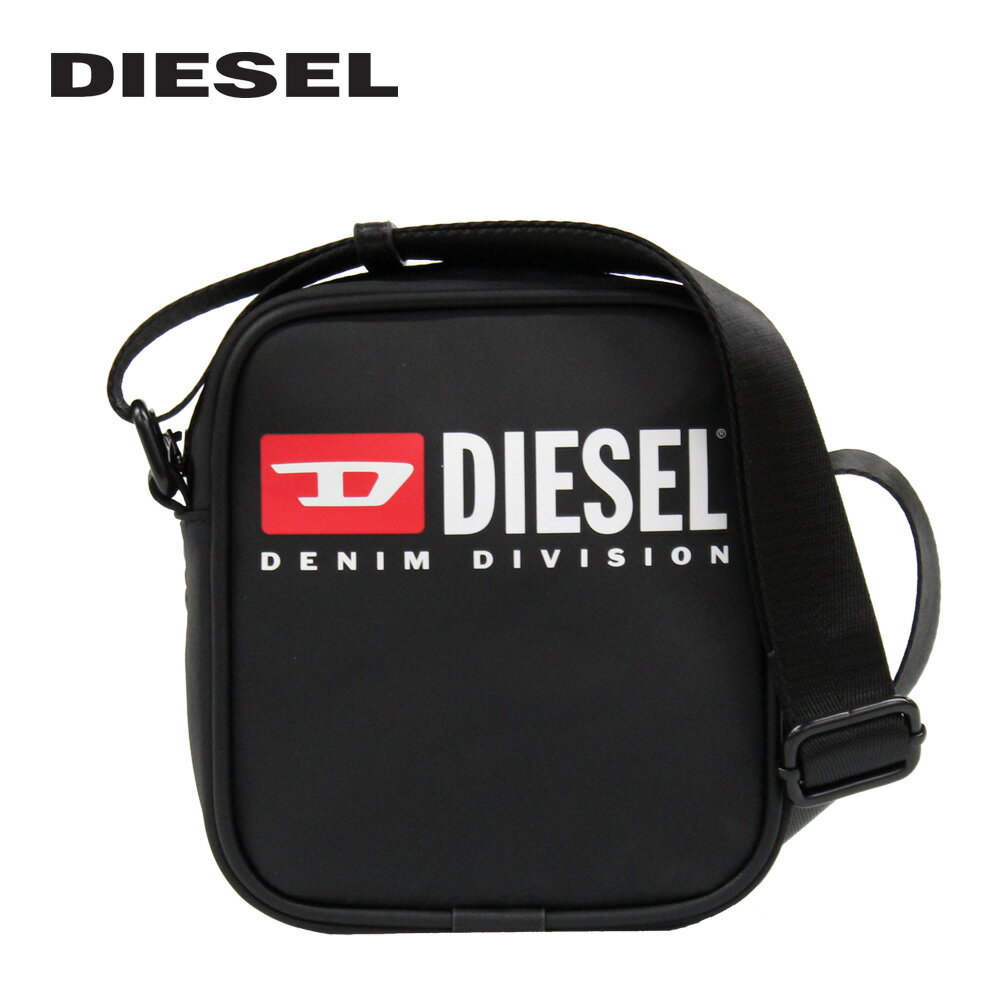 ディーゼル ショルダーバッグ メンズ DIESEL ディーゼル Rinke Crossbody クロスボディバッグショルダーバッグ バッグ メンズ 1.5L X09553-P5480-T8013 ブラック 黒プレゼント ギフト 通勤 通学 送料無料 父の日