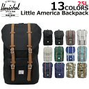 エントリーでポイント2〜最大20倍！2/24 23：59まで HERSCHEL SUPPLY ハーシェルサプライ Little America Backpack リトルアメリカバックパックリュックサック デイパック バッグ カバン 鞄　メンズ レディース 25L B4 10014プレゼント ギフト 通勤 通学 送料無料