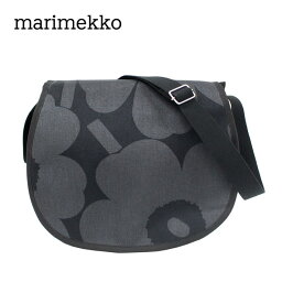 4/25限定！エントリー＆抽選で最大100%Pバック！marimekko マリメッコ Pieni Unikko Salli Wx ピエニ ウニッコ サリー ワックス ショルダーバッグ斜めがけ レディース 47584 999 ブラック プレゼント ギフト 通勤 通学 送料無料 母の日