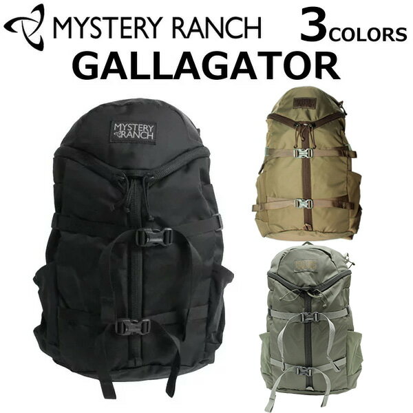 MYSTERY RANCH ミステリーランチ GALLAGATOR ギャラゲーターバックパック リュック リュックサック バッグ メンズ 19Lブラック プレゼント ギフト 通勤 通学 送料無料