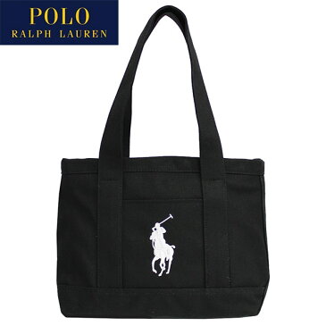 POLO RALPH LAUREN ポロ ラルフローレン SCHOLAR TOTE MEDIUM2 スカラー トートミディアムトートバッグ バッグ RA100080A ブラック/ホワイトプレゼント ギフト 通勤 通学 送料無料