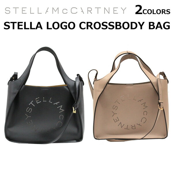 100円OFFクーポン配布中！STELLA McCARTNEY ステラ・マッカートニー Stella Logo Crossbody Bag ステラ ロゴ クロスボディ バッグトートバッグ ショルダーバッグ バック ブラック ベージュ レディース 513860 W8542プレゼント ギフト 通勤 通学 送料無料