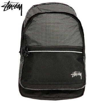 STUSSY ステューシー RIPSTOP NYLON BACKPACK リップストップナイロンバックパックバックパック リュック リュックサック メンズ レディース B4 133020 BLACKプレゼント ギフト 通勤 通学 送料無料