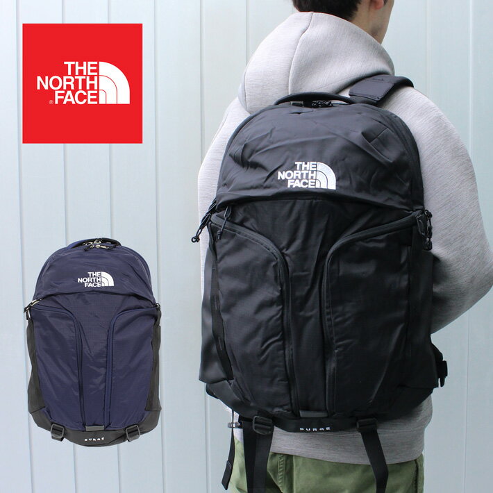 楽天雑貨倉庫TOKIA最大300円OFFクーポン配布中！5/16 1:59まで THE NORTH FACE ザ ノースフェイス SURGE サージNF0A52SG リュック リュックサック バックパック バッグ 31Lブラック ネイビー メンズ レディース プレゼント ギフト 通勤 通学 送料無料 bgsin