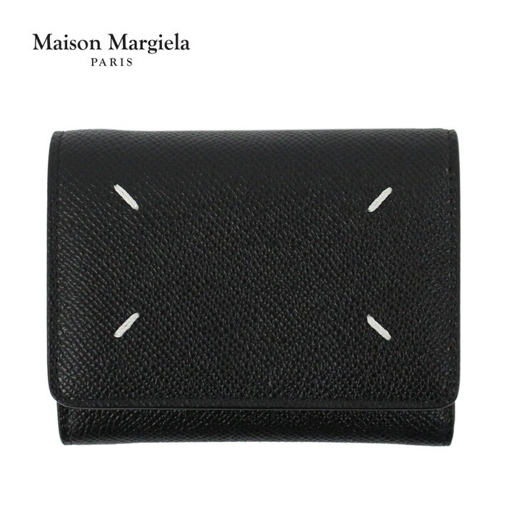Maison Margiela ᥾ ޥ른 Three Fold Wallet ꡼ ե å ޤ۾ 󥱡  ǥ ֥å 쥶 ܳ SA3UI0017 P4745 T8013ѥ  ץ쥼 ե ̶ ̳ ̵ 