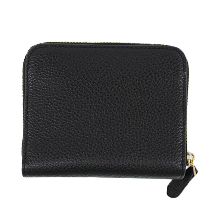 COACH コーチ BILLFORD WALLET ビルフォールド ウォレット 財布 折りたたみ財布 1579-B4/BK二つ折財布 ミニ財布 アラウンドジップ ブラック 本革 レザーメンズ レディース プレゼント ギフト 通勤 通学 送料無料