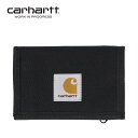 Carhartt WIP カーハート WIP ALEC WALLET アレック ウォレット 財布 折りたたみ財布三つ折り財布 コンパクト 小さめ メンズ ブラック 黒 I031471プレゼント ギフト 通勤 通学