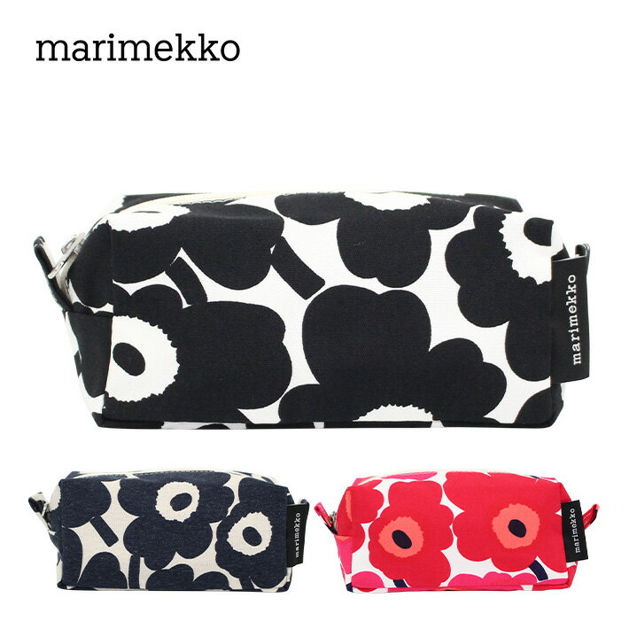 マリメッコ ペンケース marimekko マリメッコ Mini Unikko Tiise ミニ ウニッコ コスメティックポーチ ペンケース 化粧ポーチ 雑貨 花柄 ウニッコ ダークブルー ブラック70531 851 71294 190 47196 001 北欧 プレゼント ギフト 父の日