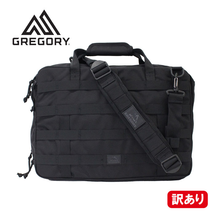 【訳あり】【前側持ち手部分の縫製不良】GREGORY グレゴリー ASSAULT 3WAY V2 アサルト3ウェイ V2リュック バックパック ショルダーバッグ ビジネスバッグ ブリーフケース メンズ B4 16L 148202ブラック 黒 アウトレット 新品 通勤 通学 送料無料