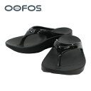 MAX500円OFFクーポン配布中!OOFOS ウーフォス OOLALA ウーララ リカバリーサンダル トングサンダル サンダル 靴 レディース ブラック 黒 ...
