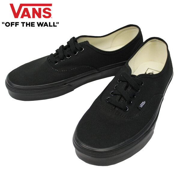 VANS ヴァンズ AUTHENTIC オーセンティック靴 シューズ スニーカー メンズ レディース ユニセックス VN000EE3BKAブラック プレゼント ギフト 通勤 通学 送料無料 父の日