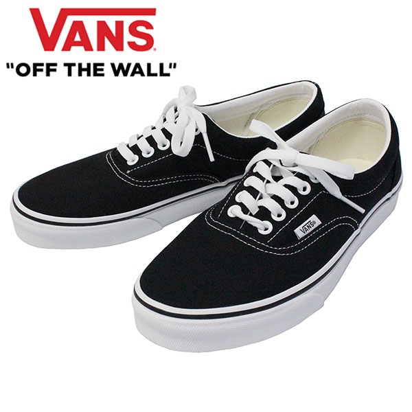 18日限定で最大300円OFFクーポン配布中！VANS ヴァンズ Era エラ靴 シューズ スニーカー メンズ レディース ユニセックス VN000EWZBLKブラック プレゼント ギフト 通勤 通学 送料無料 父の日