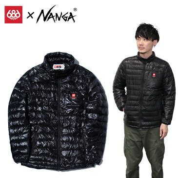 期間限定でポイント5倍！NANGA × 686 ナンガ シックスエイトシックス PORTABLE DOWN Jacket ポータブル ダウン ジャケットダウンジャケット ライトダウン アウター ジャケット MOWNA1メンズ ブラック プレゼント ギフト 通勤 通学 送料無料