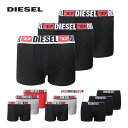 MAX700円OFFクーポン配布中!DIESEL ディーゼル ボクサーパンツ 3枚組アンダーウェア 下着 メンズ ブラック 黒 レッド 赤 グレー 灰 ホワイト 白 00ST3V 0DDAI 0GDACプレゼント ギフト 送料無料