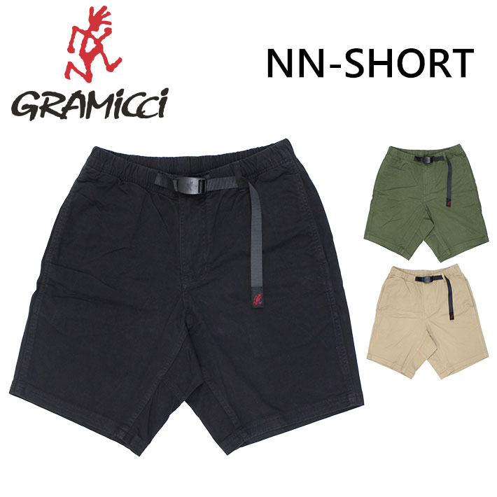 SSで使える最大10％OFFクーポン配布中 GRAMICCI グラミチ NN-SHORT NN ショーツ ショートパンツ ハーフパンツ 短パン 膝上 ボトムス スリム トレーニング スポーツ メンズ ブラック オリーブ …