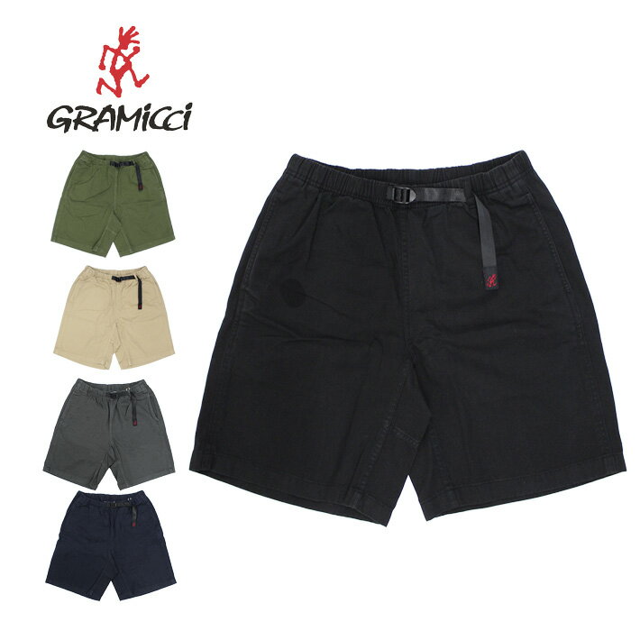 SSで使える最大10％OFFクーポン配布中 GRAMICCI グラミチ G Short ジー ショーツショートパンツ ハーフパンツ 短パン 膝上 ボトムス トレーニング スポーツ 撥水 メンズ ブラック オリーブ チ…