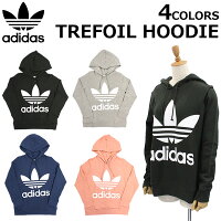 大決算セール開催中！9/30 23:59まで adidas Originals アディダス オリジナルス TREFOIL HOODIE トレフォイル パーカーパーカー レディース ブラック グレー ブルールームウェア 部屋着 プレゼント ギフト 通勤 通学 送料無料