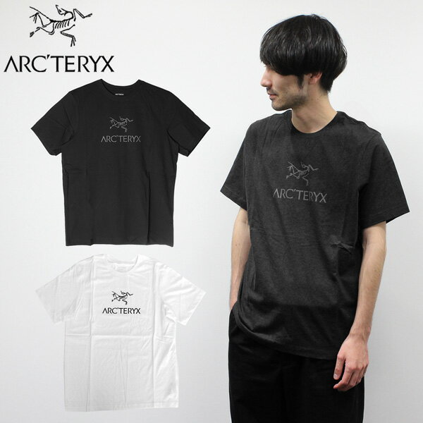 エントリー&3,980円以上お買い上げでポイント2倍！4/28 1:59まで ARCTERYX アークテリクス MEN'S ARC WORD T-SHIRT メンズ アーク ワード Tシャツトレーニング 半袖 トップス メンズ ブラック ホワイト 24013プレゼント ギフト 通勤 通学 母の日