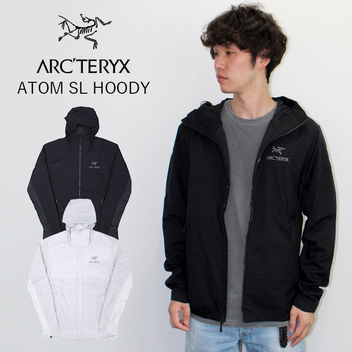 ARC'TERYX ARCTERYX アークテリクス ATOM SL HOODY アトム SL フーディマウンテンパーカー ジャケット メンズ ブラック 26889 ブラック 黒 グレープレゼント ギフト 通勤 通学 送料無料